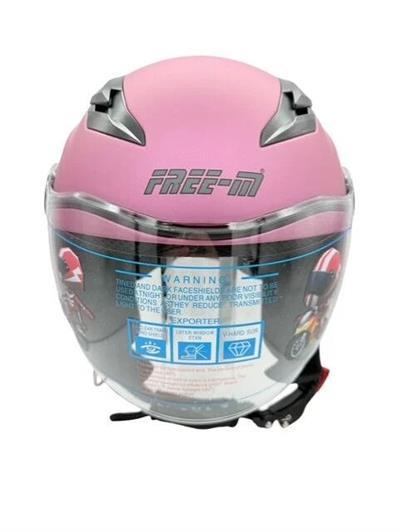 Free-M FR215 Pembe Yarım Çocuk Kaskı
