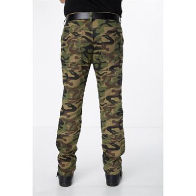 Motobike Jeans 5012 Kamuflaj Desenli Motosiklet Pantolonu (Korumalar Hariç)