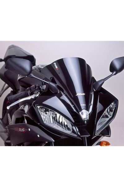 Puig 4059N Siyah Racing Ön Cam - Yamaha YZF-R6 (2006-2007) Uyumlu