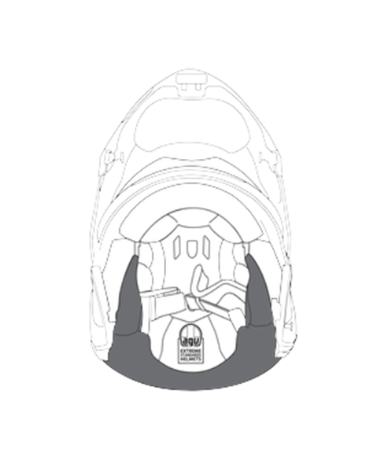 AGV-CHEEK PADS SPORTMODULAR