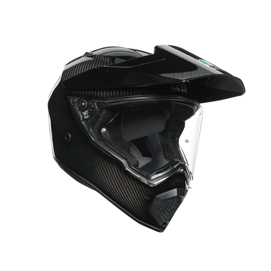 AGV KASK/AX-9 SOLID GLOSSY CARBON