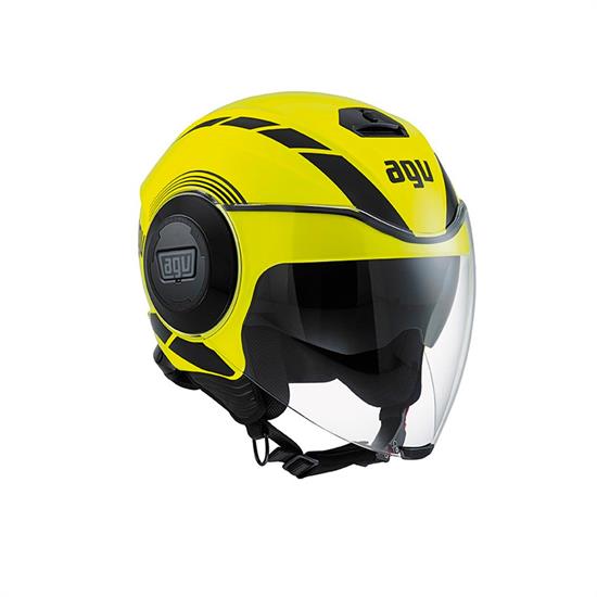 AGV KASK/FLUID MULTI EQUALIZER YLW FLU BLK
