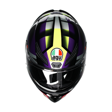 AGV KASK/K1 S E2206 FASTLAP BLACK PURPLE PINK M0196 FASTLAP