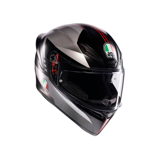 AGV KASK/K1 S LAP MATT BLACK/GREY/RED