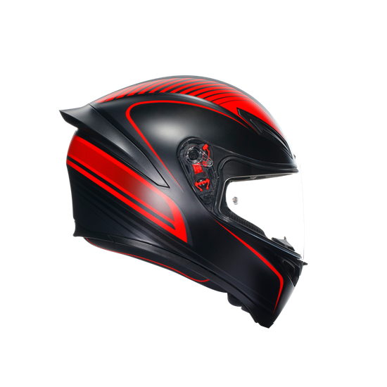 AGV KASK/K1 S WARMUP MATT BLACK RED