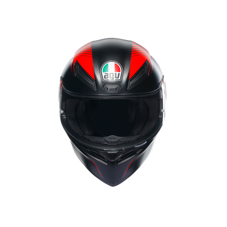 AGV KASK/K1 S WARMUP MATT BLACK RED