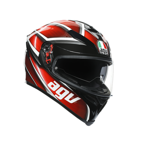 AGV KASK/K5 S MULTI MPLK TEMPEST BLACK RED