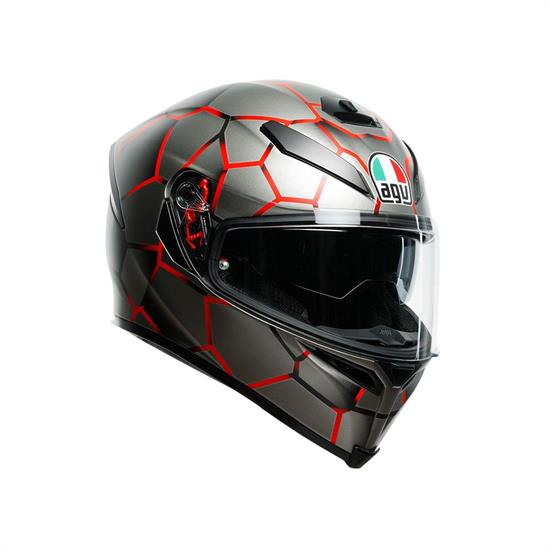 AGV KASK/K5 S MULTI PLK VULCANUM RED