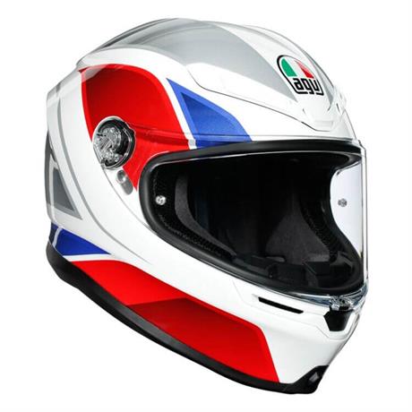 AGV KASK/K6 ECE MULTI MPLK HYPHEN WHT/RED/BLUE