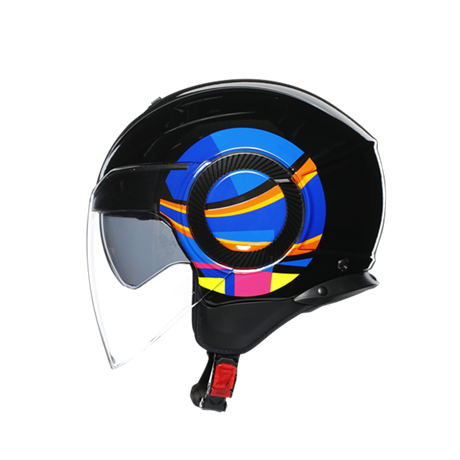 AGV KASK/ORBYT E2205 TOP SUN&MOON 46 BLACK-