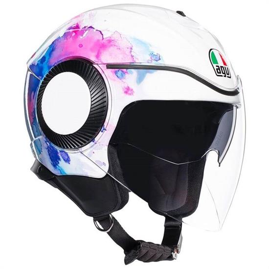 AGV KASK/ORBYT MULTI MAYFAIR WHITE/PURPLE