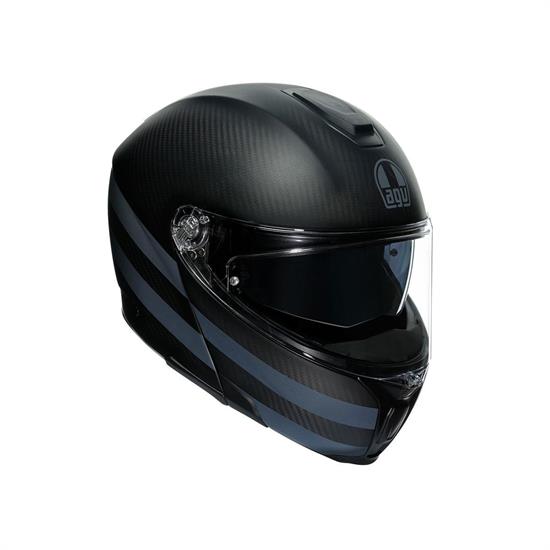 AGV KASK/SPORTMODULAR MULTI PLK DARK REFRACTIVE CRB BLK