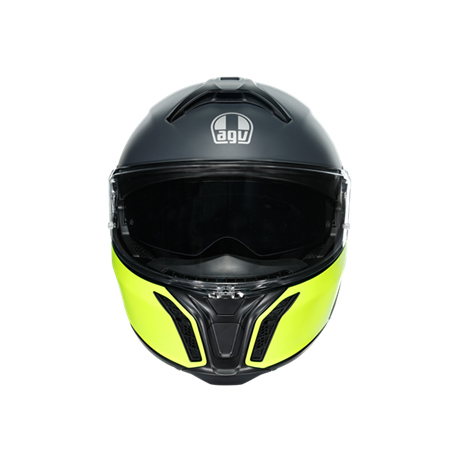 AGV KASK/TOURMODULAR MLT BALANCE MATT BLK YLW FL GREY