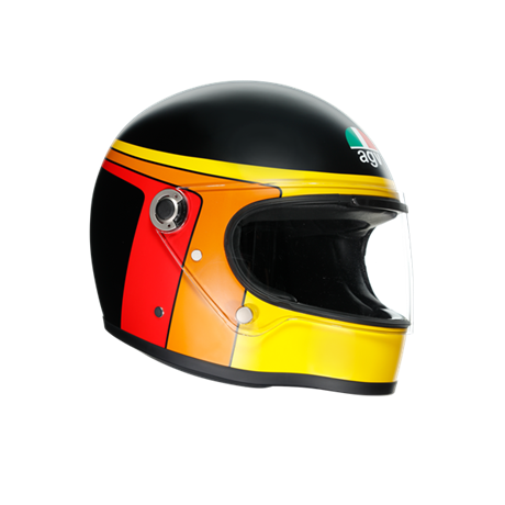 AGV KASK/X3000 MULTI GASOLINE MATT BLACK/ORANGE