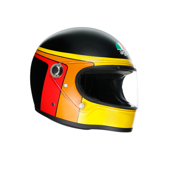 AGV KASK/X3000 MULTI GASOLINE MATT BLACK/ORANGE