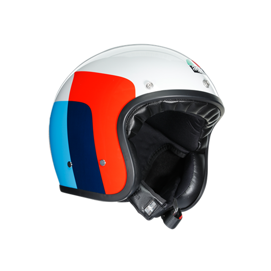 AGV KASK/X70 E2205 MULTI - VELA WHITE/RED/BLUE