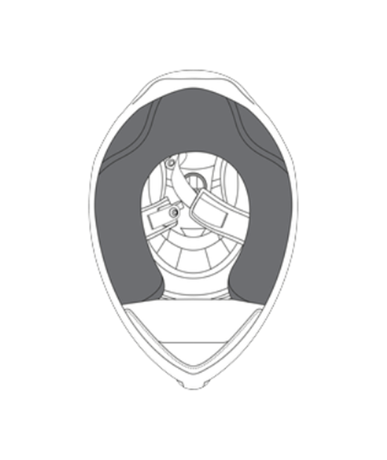 AGV/AGV CHEEK PADS K1 S/K1 BLACK