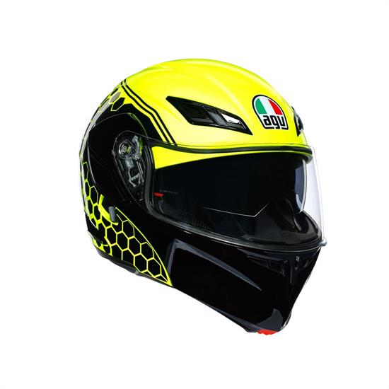 AGV/COMPACT ST MLT PLK DETROIT YELLW FLUO BLK
