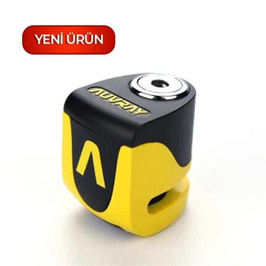 AUVRAY Mini Alarmlı Disk Kilidi 5,5 mm - Vespa, Scooter ve Motosiklet Uyumlu