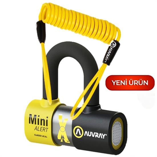 AUVRAY MİNİ EXTREM Alarmlı Disk Kilidi - SRA Onaylı, Üst Düzey Güvenlik