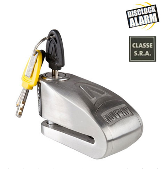 B-LOCK 10 SRA Onaylı Alarmlı Disk Kilidi - 10 mm, 120 dB, Yüksek Güvenlik