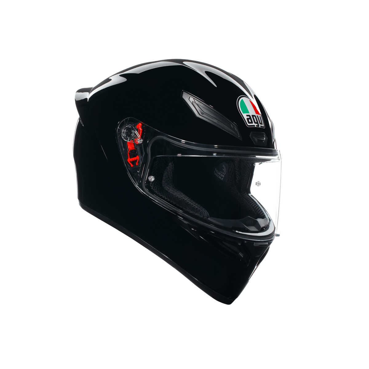 AGV K1 S ECE 22.06 Mono Black Kapalı Kask | Yarış Aerodinamiği