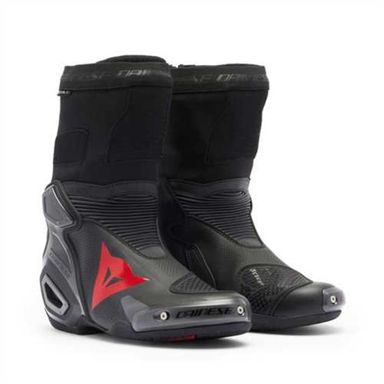 DAINESE BOT/AXIAL 2 AIR BLACK/BLACK/RED-FLUO