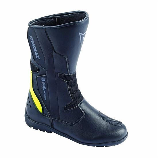 DAINESE BOT/TEMPEST D-WP BOOTS BLK FLUO YLW