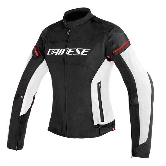 DAINESE CEK/D-FRAME LADY TEX BLK WHT RED FLUO