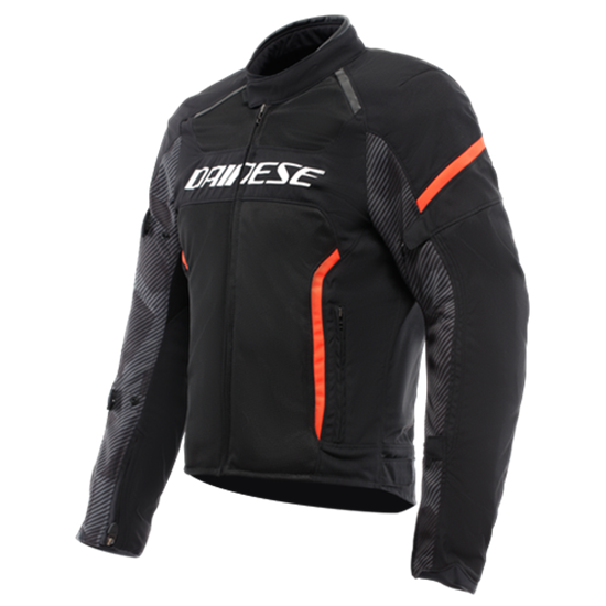 DAINESE CEKET/AIR FRAME 3 TEX JACKET/BLACK/RED-FLUO/