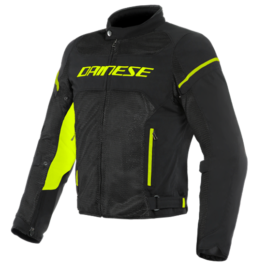 DAINESE CEKET/AIR FRAME D1 TEX BLK BLK YLW FLU