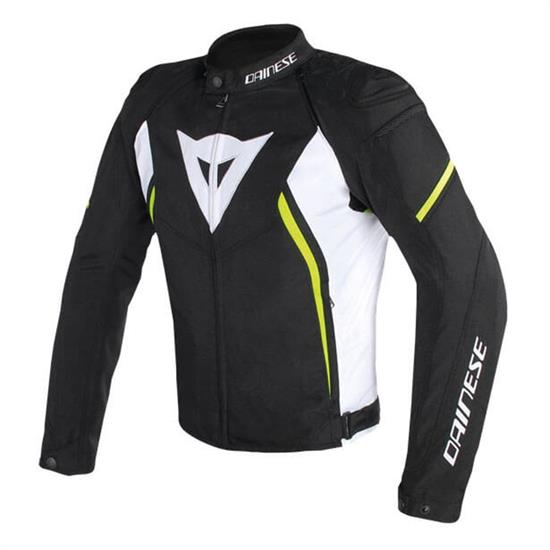 DAINESE CEKET/AVRO D2 TEX Q90 BLK WHT YLW FLUO