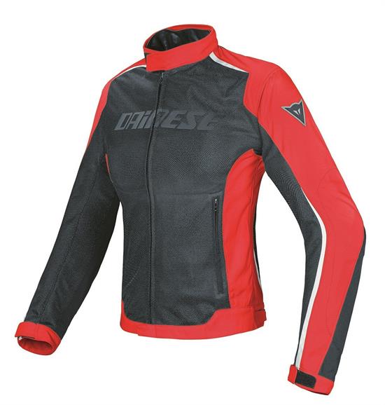 DAINESE CEKET/HYDRA FLUX D-DRY LDY BLK RED WHT