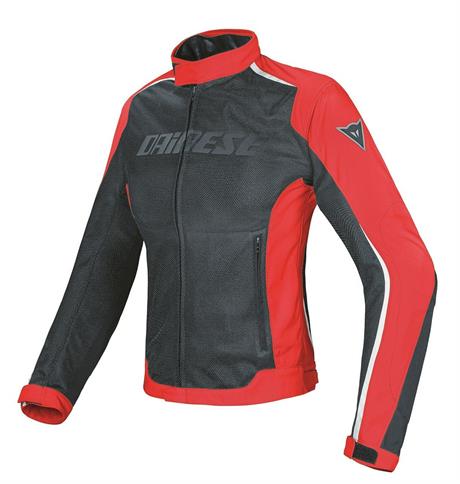 DAINESE CEKET/HYDRA FLUX D-DRY LDY BLK RED WHT