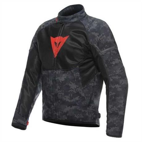 DAINESE CEKET/IGNITE AIR TEX CAMO GRAY BLACK FLUO RED