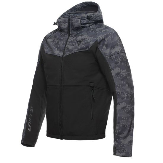 DAINESE CEKET/IGNITE TEX JACKET BLK CAMO GRAY