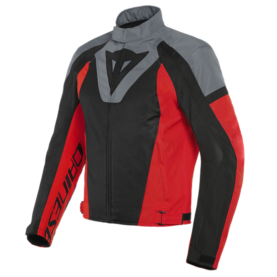 DAINESE CEKET/LEVANTE AIR TEX BLK ANT CHARC GRY/LAVA RED