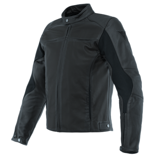 DAINESE CEKET/RAZON 2 PERF LEATHER JACKET BLACK