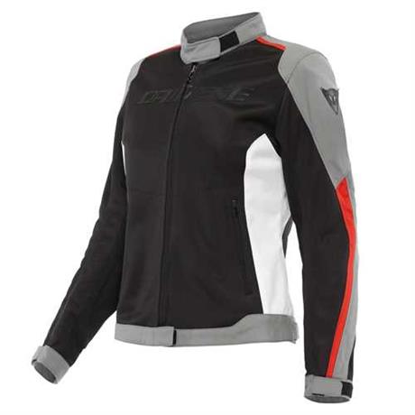 DAINESE CEK/HYDRAFLUX 2 AIR LADY D-DRY BLK CHR-GRY LAVA-RED