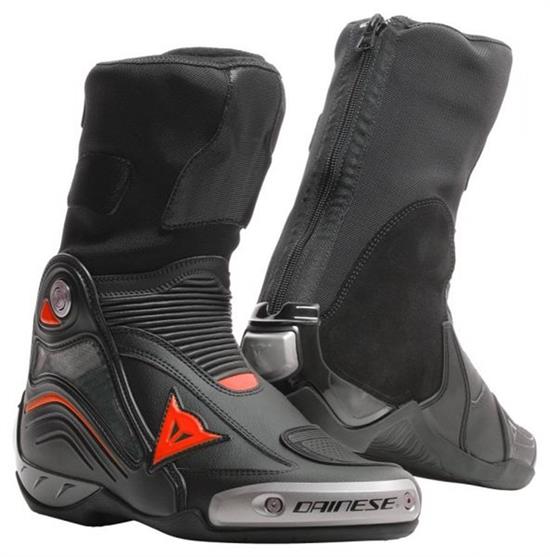 DAINESE ÇİZME/AXIAL D1 BOOTS BLACK RED FLUO