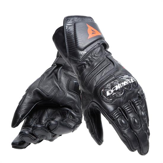 DAINESE ELD/CARBON 4 LONG LTHR GLOVES BLK BLK BLK