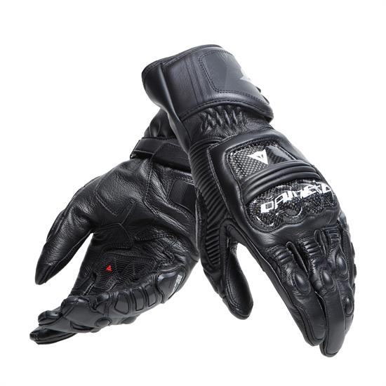 DAINESE ELD/DRUID 4 LTHR GLOVES BLACK/BLACK/CHARCOAL-GRAY