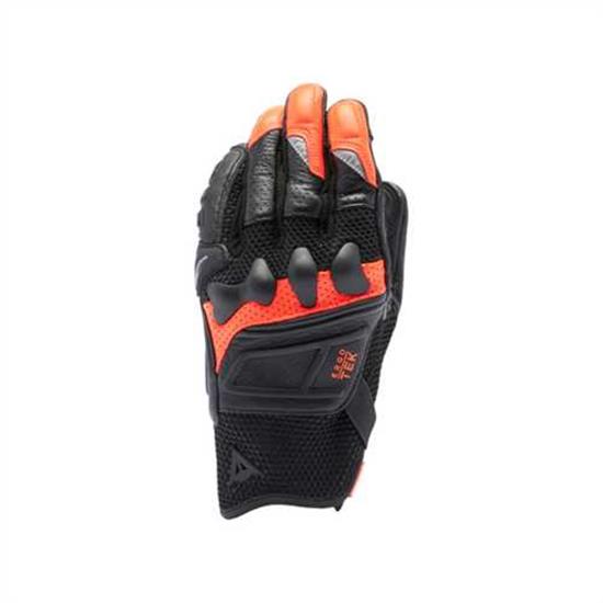 DAINESE ELD/X-RIDE 2ERGO TEK GLOVES BLACK/RED-FLUO