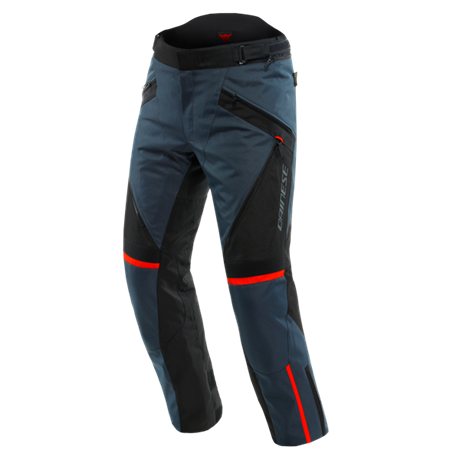 DAINESE PANT/TEMPEST 3 D-DRY PANTS EBONY BLACK LAVA RED