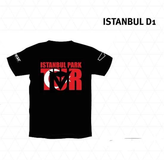 DAINESE T SHIRT/ ISTANBUL D1 T-SHIRT BLACK