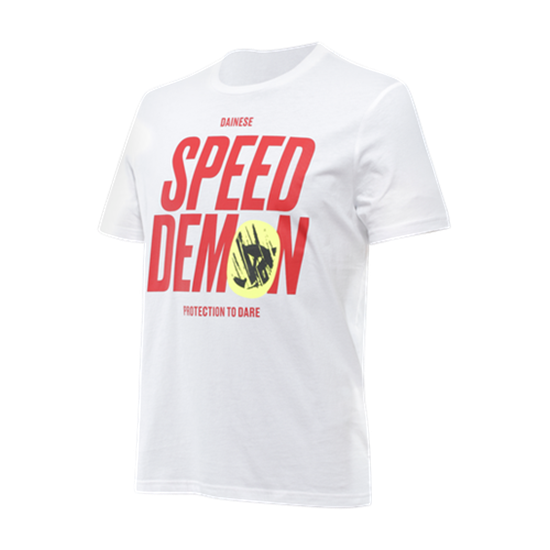 DAINESE T SHIRT/ KNEE DOWN BRILLANT WHITE