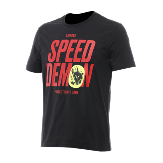 DAINESE T SHIRT/ KNEE DOWN JET-BLACK