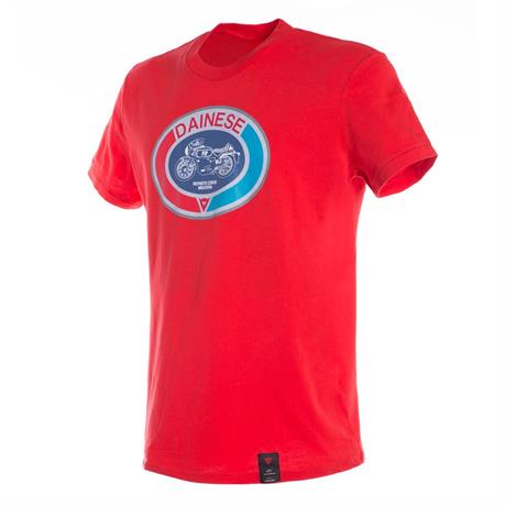 DAINESE T SHIRT/ MOTO 72 T-SHIRT RED