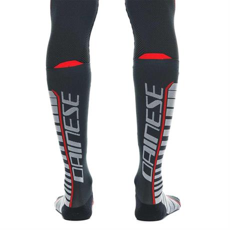 DAINESE /THERMO LONG SOCKS BLACK RED