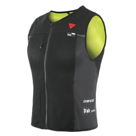 DAINESE YELEK/SMART JACKET LADY BLK FLUO YELLOW